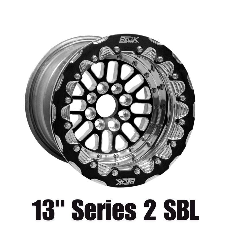 Belak 13x9 / 5in BS / 4x100 BP / High Pad / Series 2 Wheel - Single Beadlock - Burkken Auto Parts