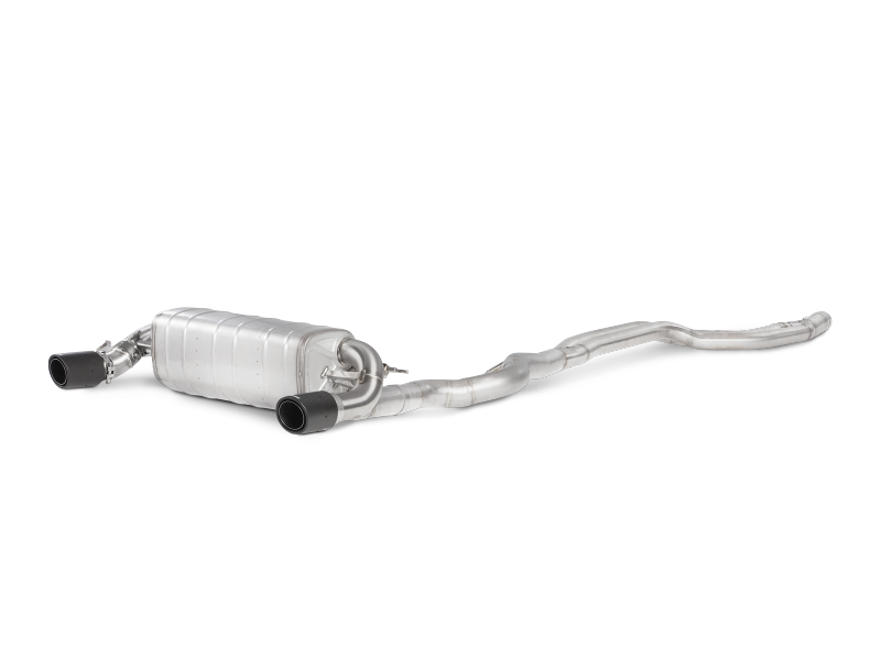 Akrapovic 16-17 BMW 340i (F30 F31) Evolution Line Cat Back (SS) w/ Carbon Tips (Req. Link Pipe) - Burkken Auto Parts