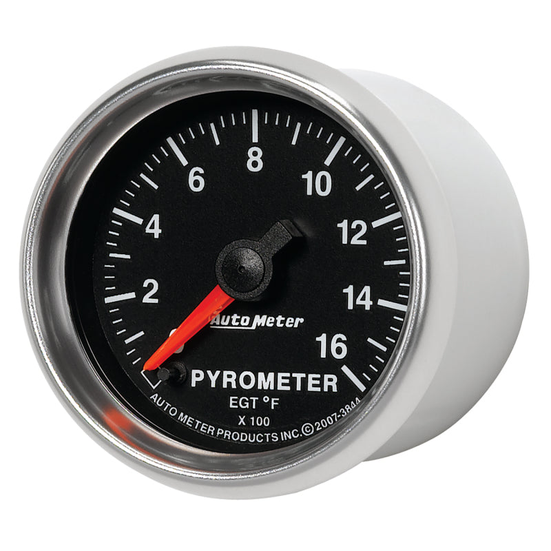 Autometer GS 0-1600 degree F Full Sweep Electronic Pyrometer Gauge - Burkken Auto Parts