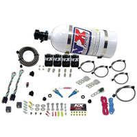 Nitrous Express GM EFI Dual Stage Nitrous Kit (50-150HP x 2) w/10lb Bottle - Burkken Auto Parts