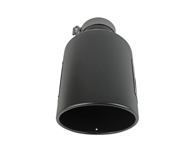 aFe Power MACH Force-Xp 409 Stainless Steel Clamp-on Exhaust Tip Black - Burkken Auto Parts