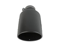 aFe Power MACH Force-Xp 409 Stainless Steel Clamp-on Exhaust Tip Black - Burkken Auto Parts