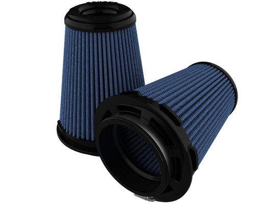 aFe Takeda Intake Replace Air Filter w/Pro 5R Media (Pair) 3.5in F / 5in B / 3.5in T (Inv) / 6in H - Burkken Auto Parts