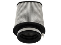 aFe Magnum FLOW Pro DRY S Universal Air Filter 3.5in Flange 5.75x5in Base 6x2.75in Top 6.5in Height - Burkken Auto Parts