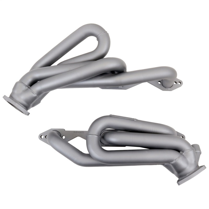 BBK 96-98 GM Truck SUV 5.0 5.7 Shorty Tuned Length Exhaust Headers - 1-5/8 Titanium Ceramic - Burkken Auto Parts