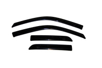 AVS 09-18 Dodge RAM 1500 Quad Cab Ventvisor Outside Mount Window Deflectors 4pc - Smoke - Burkken Auto Parts