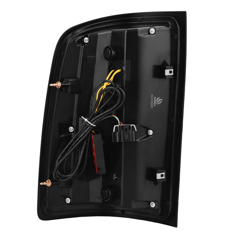 AlphaRex 07-13 GMC Sierra 1500/07-14 2500/3500HD (No Classic/Dually) Luxx-Series LED Tail Lights Blk - Burkken Auto Parts