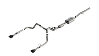 Borla 2024 Chevy Silverado 1500 6.2L V8 S-Type Catback Exhaust w/ Simulator - Black Chrome - Burkken Auto Parts