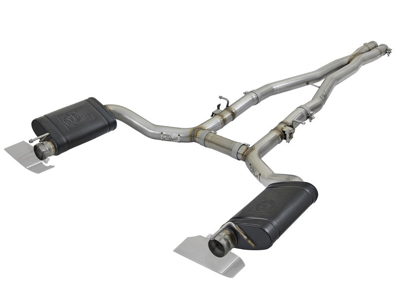 aFe MACH Force-Xp 304 SS Catback Exhaust 17-19 Dodge Challenger V8-5.7L - Burkken Auto Parts