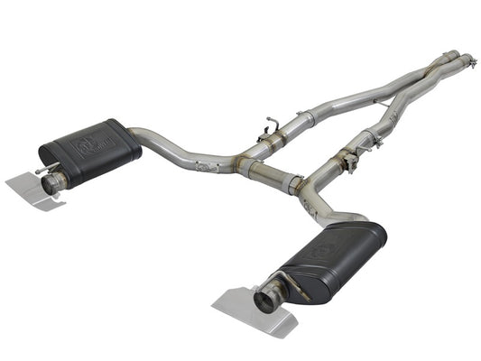 aFe MACH Force-Xp 304 SS Catback Exhaust 17-19 Dodge Challenger V8-5.7L - Burkken Auto Parts