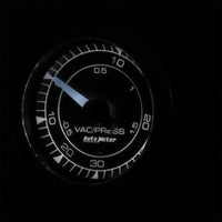 Autometer Chrono 2-1/16in 30INHG-30PSI Vaccum/Boost Gauge - Burkken Auto Parts