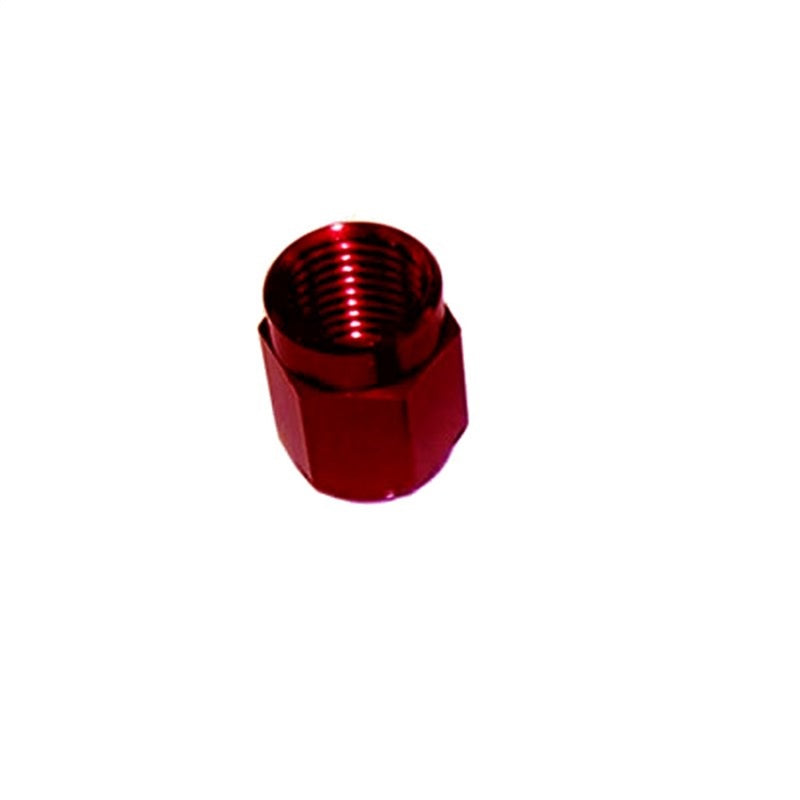 Nitrous Express 4AN Red B-Nut (Qty 1) - Burkken Auto Parts