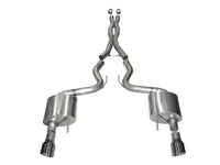 Corsa 2015-17 Ford Mustang GT Coupe 5.0L 3in Sport Cat-Back Exhaust Dual Rear Exit w/ Gun Metal Tips - Burkken Auto Parts