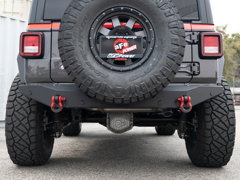 aFe MACHForce XP 18-20 Jeep Wrangler (JL) L4-2.0L (t) 3in 409 SS Cat-Back Hi-Tuck Exhaust - Burkken Auto Parts