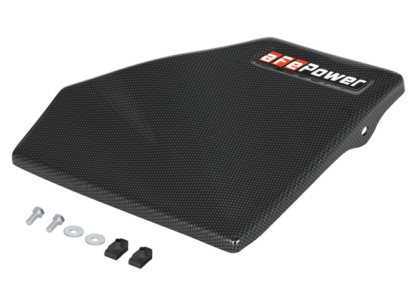 aFe MagnumFORCE Stage-2 Intake System Carbon Fiber Cover 15-17 MINI Cooper S (F55/F56) L4-2.0L (t) - Burkken Auto Parts