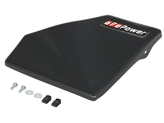 aFe MagnumFORCE Stage-2 Intake System Carbon Fiber Cover 15-17 MINI Cooper S (F55/F56) L4-2.0L (t) - Burkken Auto Parts