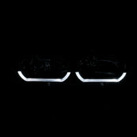ANZO 1988-1998 Chevrolet C1500 Crystal Headlights Chrome w/ Low - Brow - Burkken Auto Parts