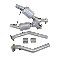 BBK 96-98 Mustang 4.6 GT High Flow X Pipe With Catalytic Converters - 2-1/2 - Burkken Auto Parts