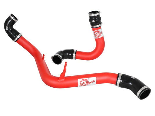 aFe BladeRunner 2.5in Red Intercooler Tubes Hot and Cold Side 12-16 Ford Focus ST 2.0L (t) - Burkken Auto Parts