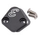 Edelbrock Fuel Pump Block-Off Plate BBC Billet Aluminum - Burkken Auto Parts