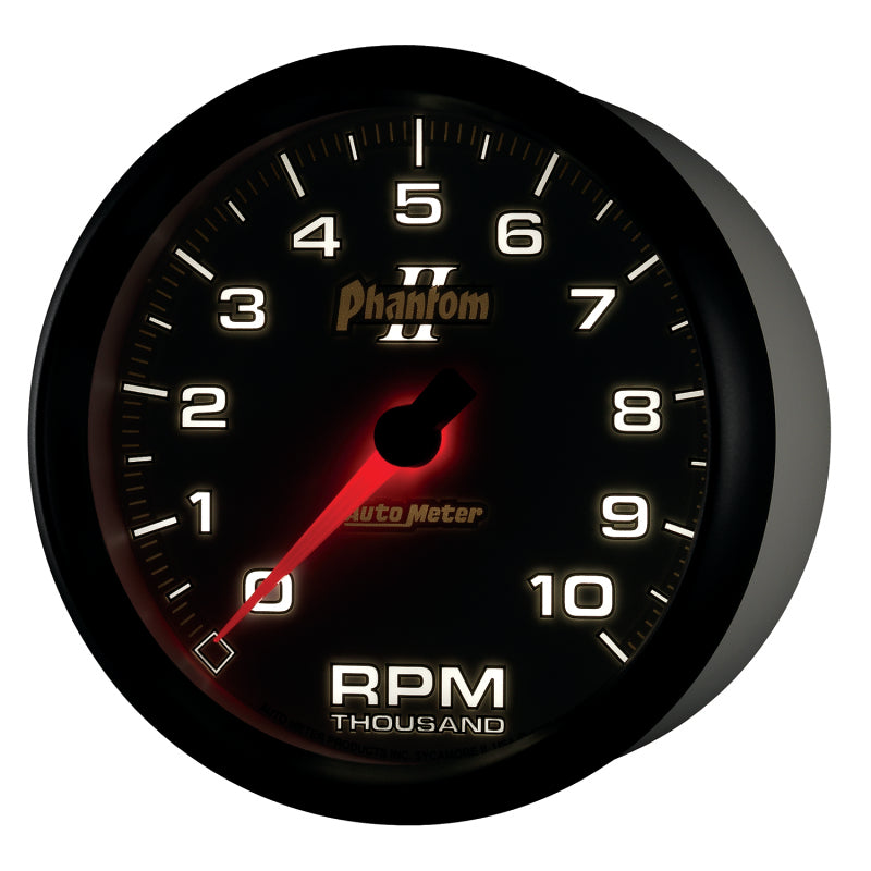 Autometer Phantom II 5in Electrical 10K RPM In-Dash Tachometer - Burkken Auto Parts
