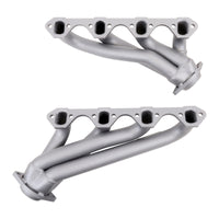 BBK 79-93 Mustang 351 Swap Shorty Unequal Length Exhaust Headers - 1-5/8 Titanium Ceramic - Burkken Auto Parts