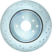 StopTech 89-96 Nissan 300ZX Select Sport Slotted & Drilled Right Rear Brake Rotor - Burkken Auto Parts