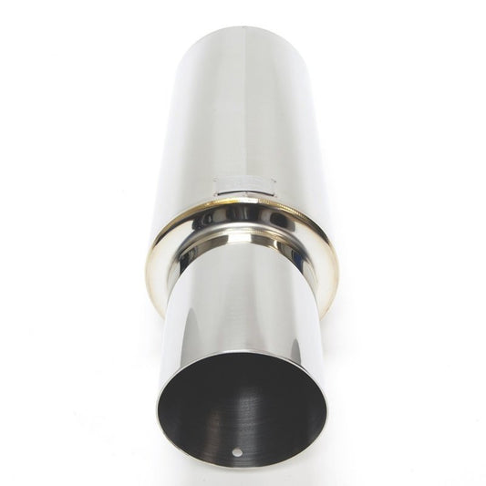 BLOX Racing 76.2mm N1 Straight Tip Muffler Universal - Burkken Auto Parts