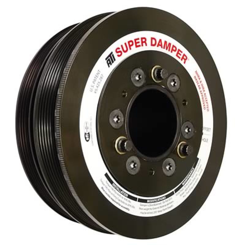 ATI Damper - 7.425in - Steel LW - 6/4 Grv - LS3 Camaro - 10-15 - Gen 3 Vortec Truck - LS - 3 Ring - Burkken Auto Parts