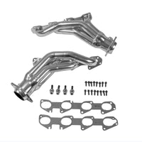 BBK 11-20 Dodge Challenger Hemi 6.4L Shorty Tuned Length Exhaust Headers - 1-7/8in Silver Ceramic - Burkken Auto Parts