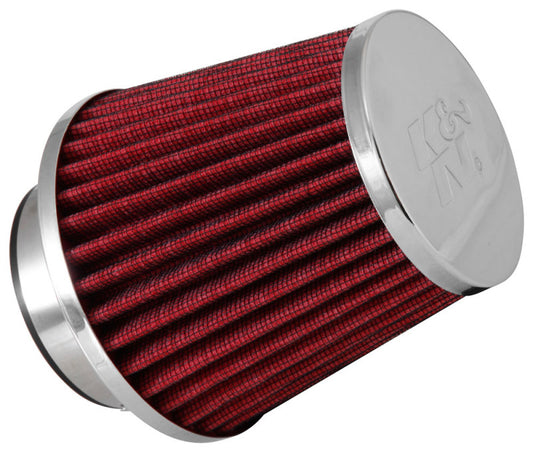 K&N Universal Chrome Filter 2 3/4in FLG / 4 1/2in Bottom / 4 1/2in Height - Burkken Auto Parts