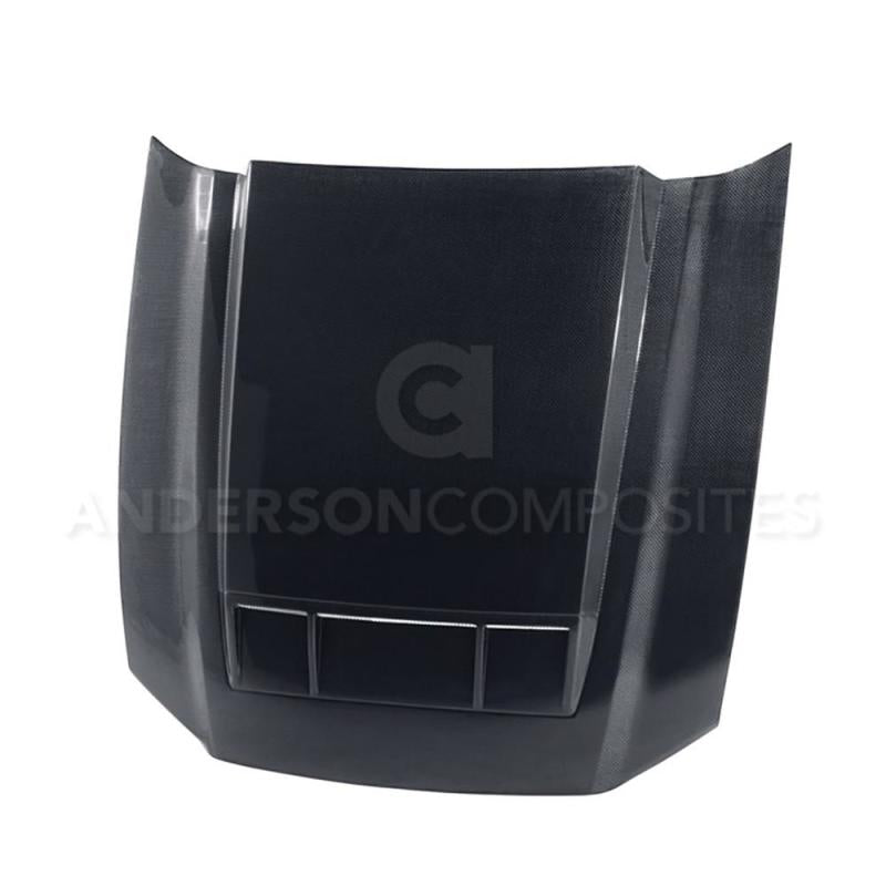 Anderson Composites 10-14 Ford Mustang/Shelby GT500 and 2013-2014 GT/V6 Ram Air Type-CR Hood - Burkken Auto Parts
