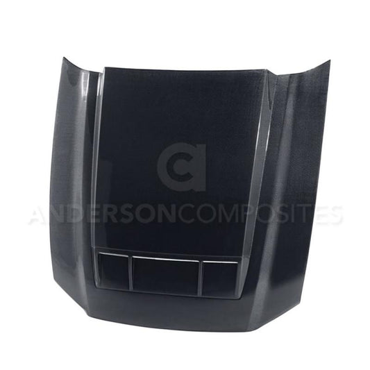 Anderson Composites 10-14 Ford Mustang/Shelby GT500 and 2013-2014 GT/V6 Ram Air Type-CR Hood - Burkken Auto Parts