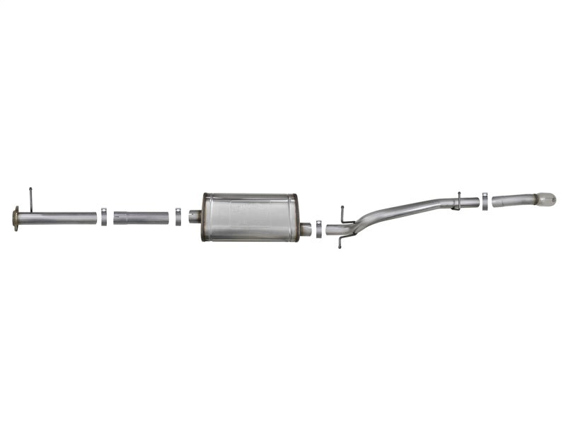 aFe MACH Force-Xp Hi-Tuck 3in. 409 SS C/B Exhaust 15-18 GM Colorado L4-2.5L/V6-3.6L - Polished Tip - Burkken Auto Parts