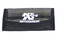 K&N Drycharger Wrap Black 7.125in W 7.125in L - Burkken Auto Parts