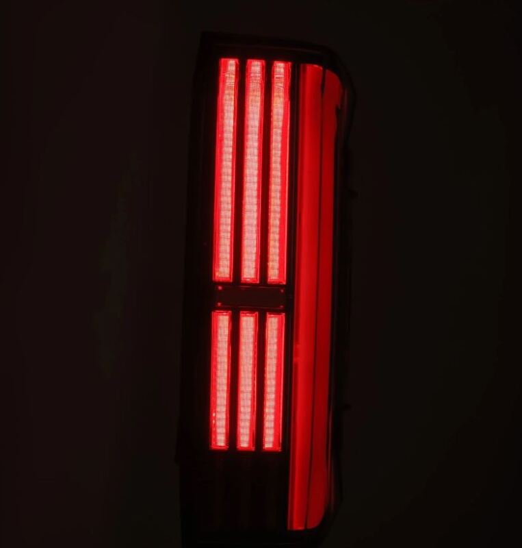 AlphaRex 22-24 Toyota Tundra NOVA-Series Prismatic LED Tail Lights - Black/Red - Burkken Auto Parts