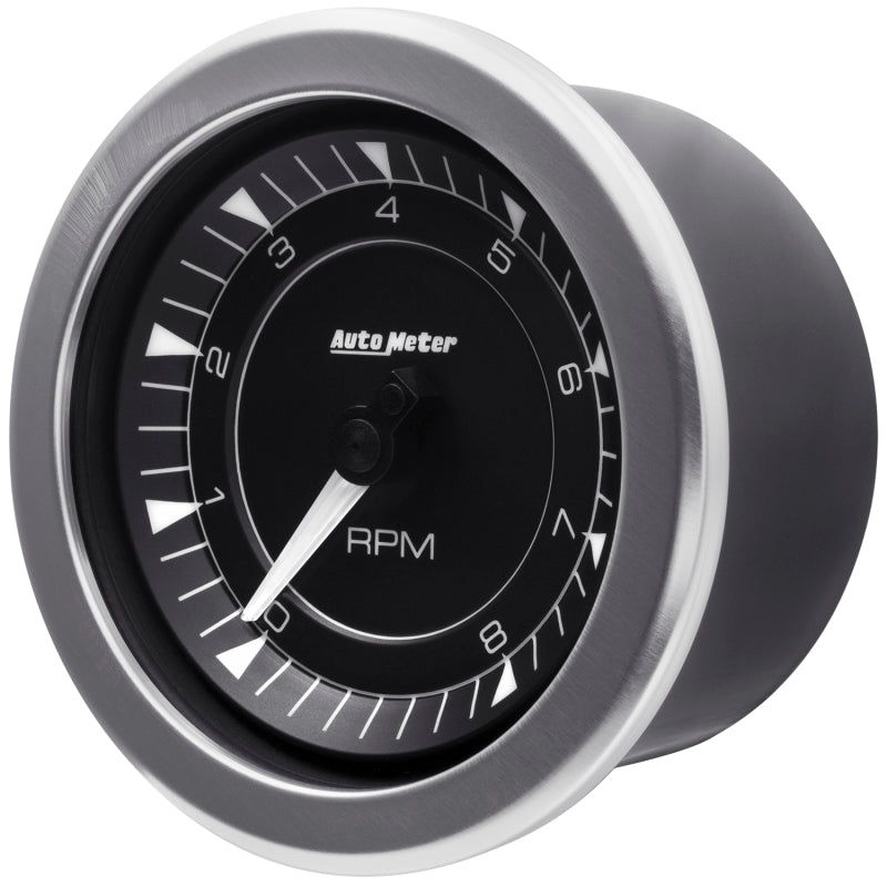 Autometer Chrono 3-3/8in 10k RPM In Dash Tachometer Gauge - Burkken Auto Parts