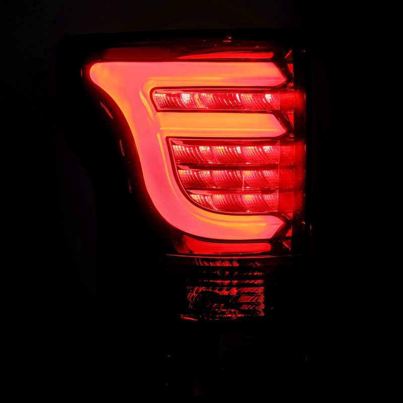 AlphaRex 15-17 Ford F-150 (Excl Models w/Blind Spot Sensor) PRO-Series LED Tail Lights Red Smoke - Burkken Auto Parts
