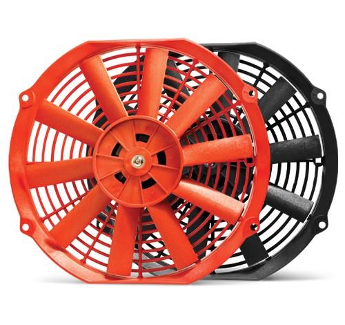 BLOX Racing 10inch Electric Slim Fan - Red - Burkken Auto Parts