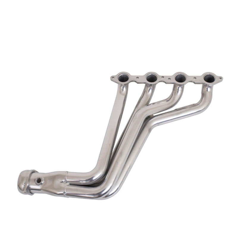 BBK 10-15 Camaro LS3 L99 Long Tube Exhaust Headers With Converters - 1-3/4 Silver Ceramic - Burkken Auto Parts
