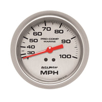 Autometer Marine Silver Mechanical Speedometer - Burkken Auto Parts