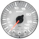 Autometer Spek-Pro Gauge Vac/Boost 2 1/16in 30Inhg-30psi Stepper Motor W/Peak & WarnSilver/Chrome - Burkken Auto Parts