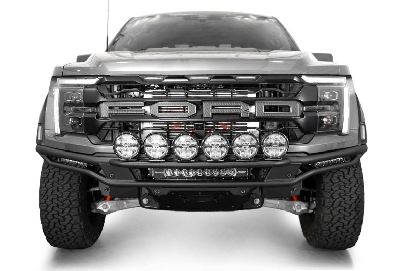 Addictive Desert Designs 2021-2024 Ford F-150 Raptor Race Series Front Bumper Light Hoop - Burkken Auto Parts