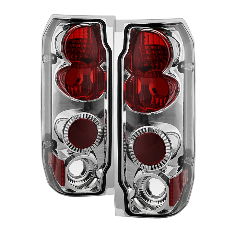 Spyder Ford F150 87-96/Ford Bronco 88-96 Euro Style Tail Lights Chrome ALT-YD-FF15089-C - Burkken Auto Parts