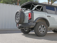 aFe Vulcan 3in 304 SS Axle-Back Exhaust 2021 Ford Bronco L4-2.3L (t)/V6-2.7L (tt) w/ Carbon Tips - Burkken Auto Parts