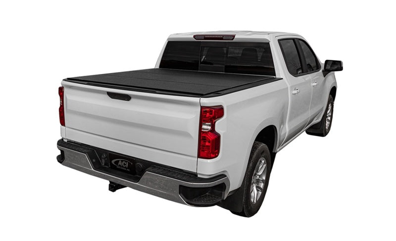 Access LOMAX Tri-Fold Cover Black Urethane Finish 14-18 Chevrolet Silverado 1500 - 5ft 8in Bed - Burkken Auto Parts