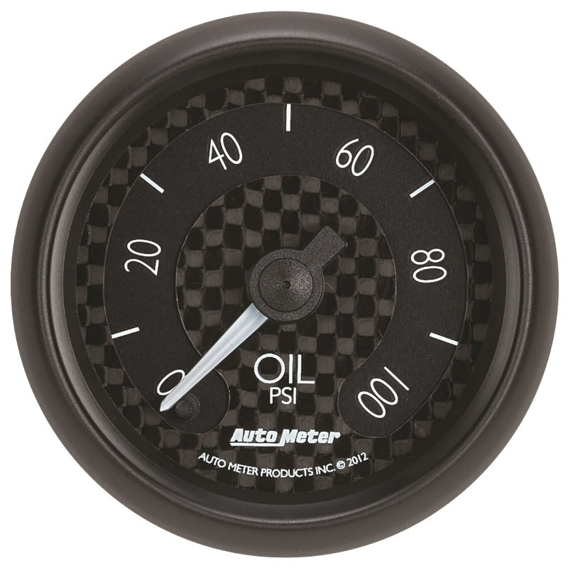 Autometer GT Series 52mm Full Sweep Electronic 0-100 PSI Oil Pressure Gauge - Burkken Auto Parts