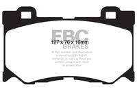 EBC 08-15 Infiniti G37 3.7 Greenstuff Front Brake Pads - Burkken Auto Parts