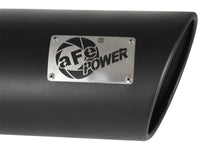 aFe MACH Force-XP 409 SS Right Side Single Wall Exhaust Tip 5in Inlet x 7in Outlet x 15in L - Burkken Auto Parts