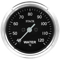 Autometer Stack 52mm 40-120 Deg C 1/8in NPTF Male Pro Stepper Motor Water Temp Gauge - Classic - Burkken Auto Parts